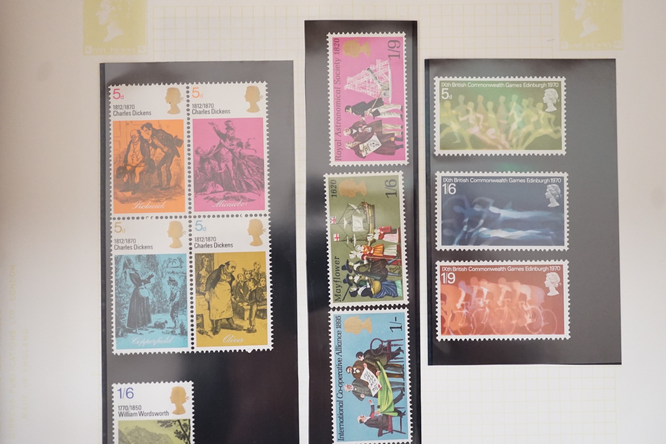 A collection of stamps including FDC’s